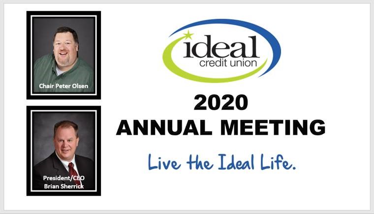 Ideal CU 2020 Annual Meeting