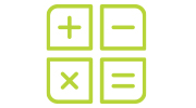 calculator sign icon